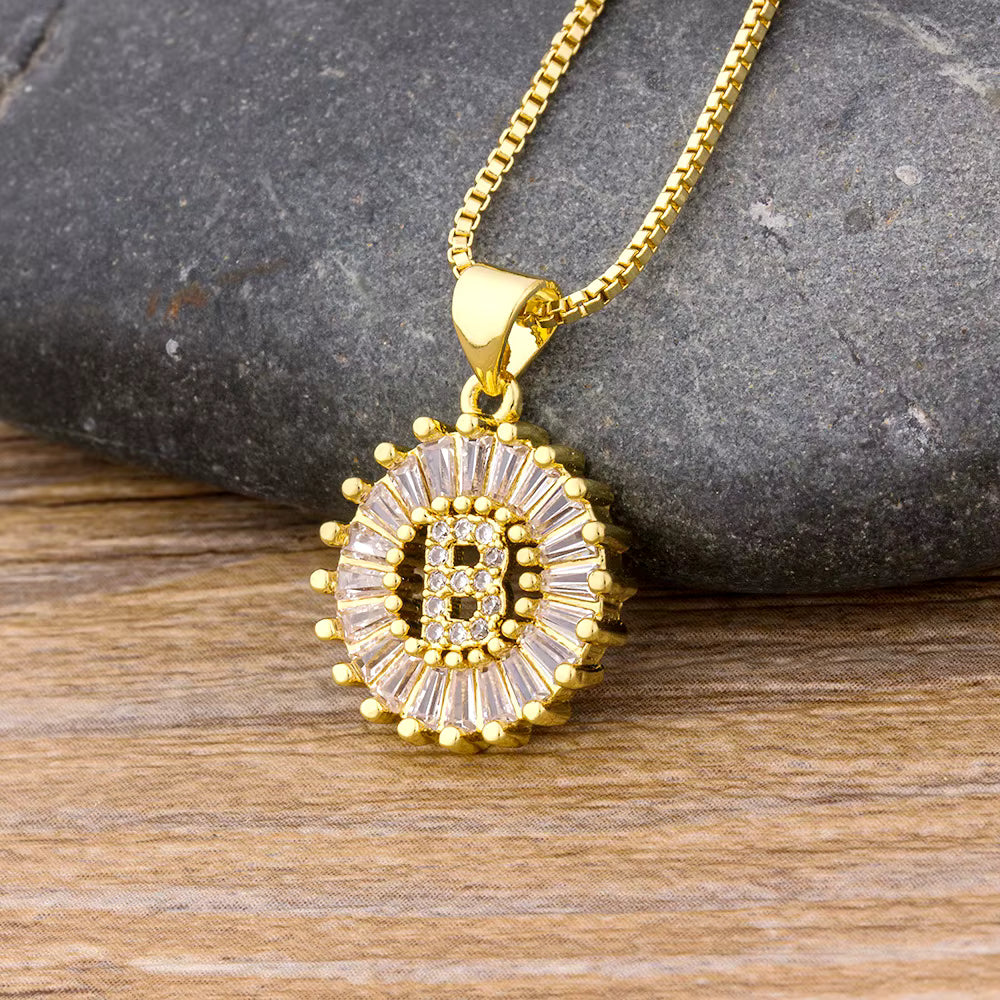 Letter necklaces