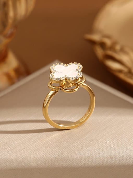 chrome flower rings