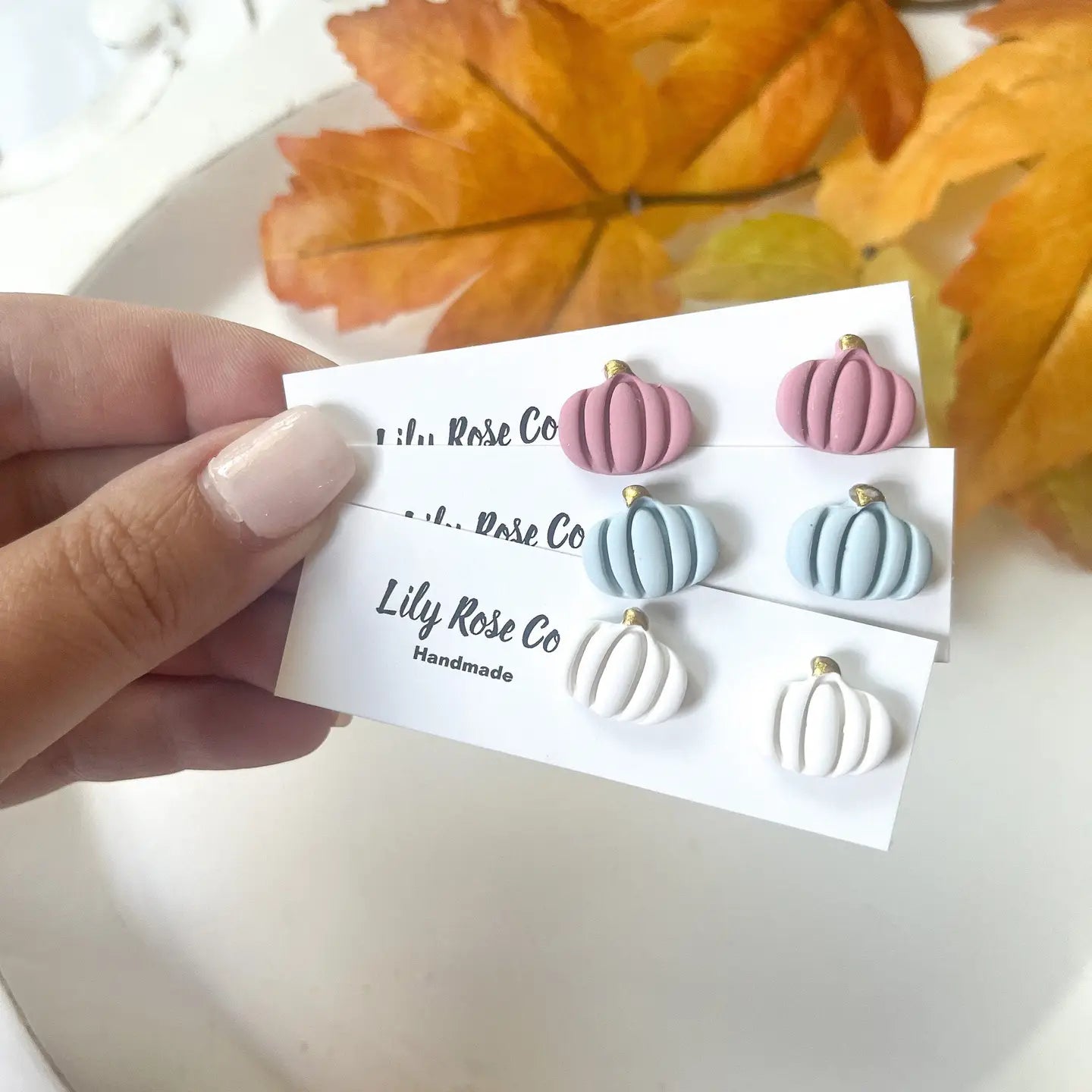 pumpkin earrings