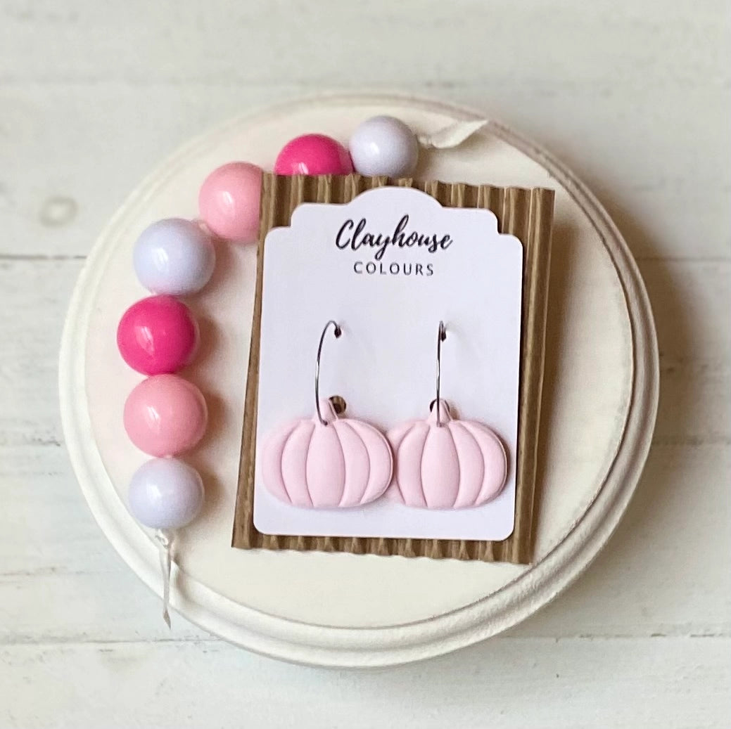 Halloween earrings pink inspired