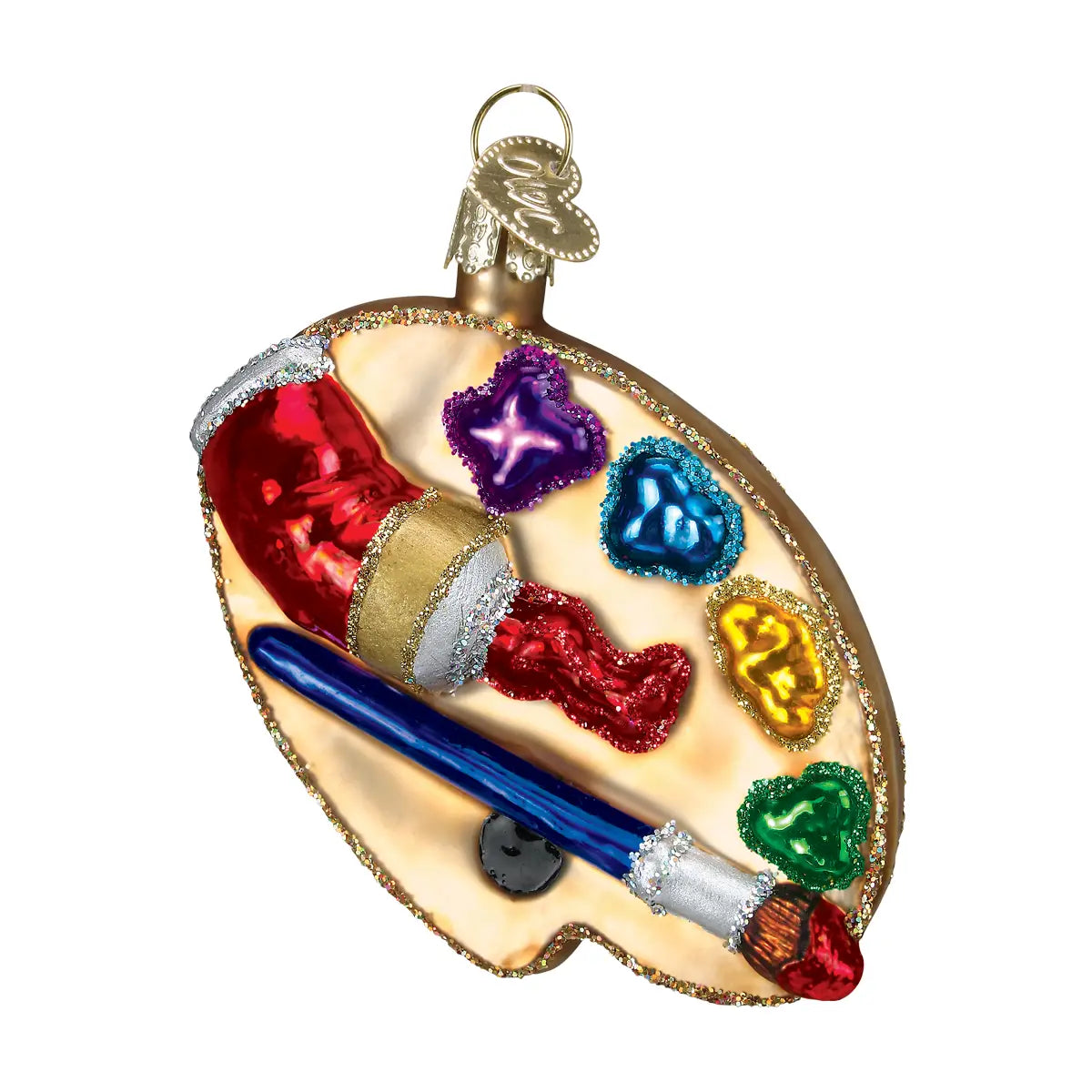 artist paint sampler ornament