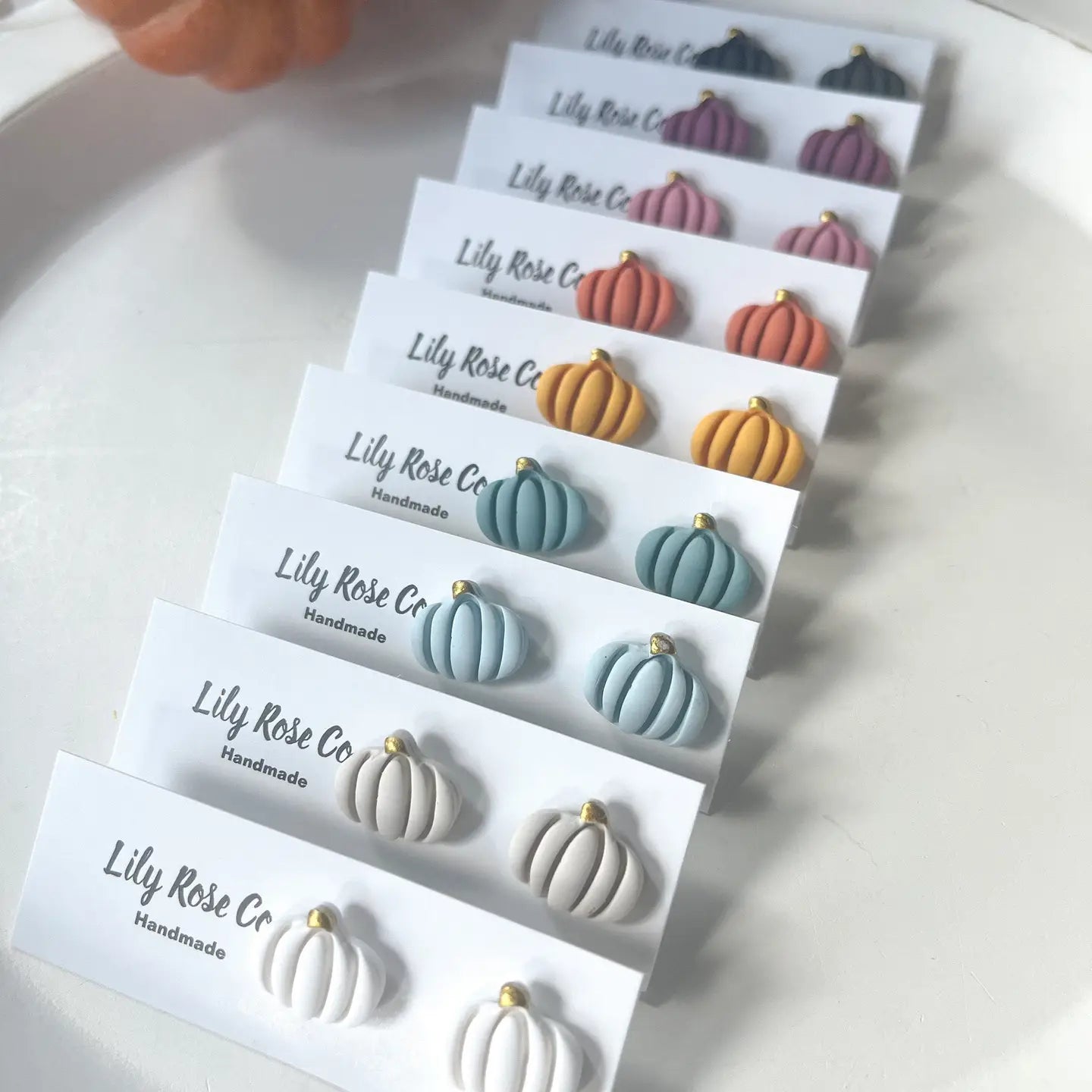 pumpkin earrings