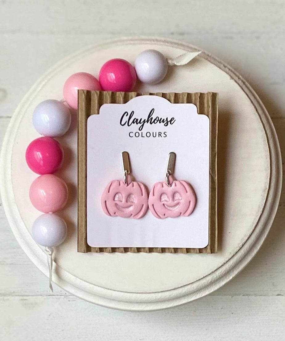 Halloween earrings pink inspired