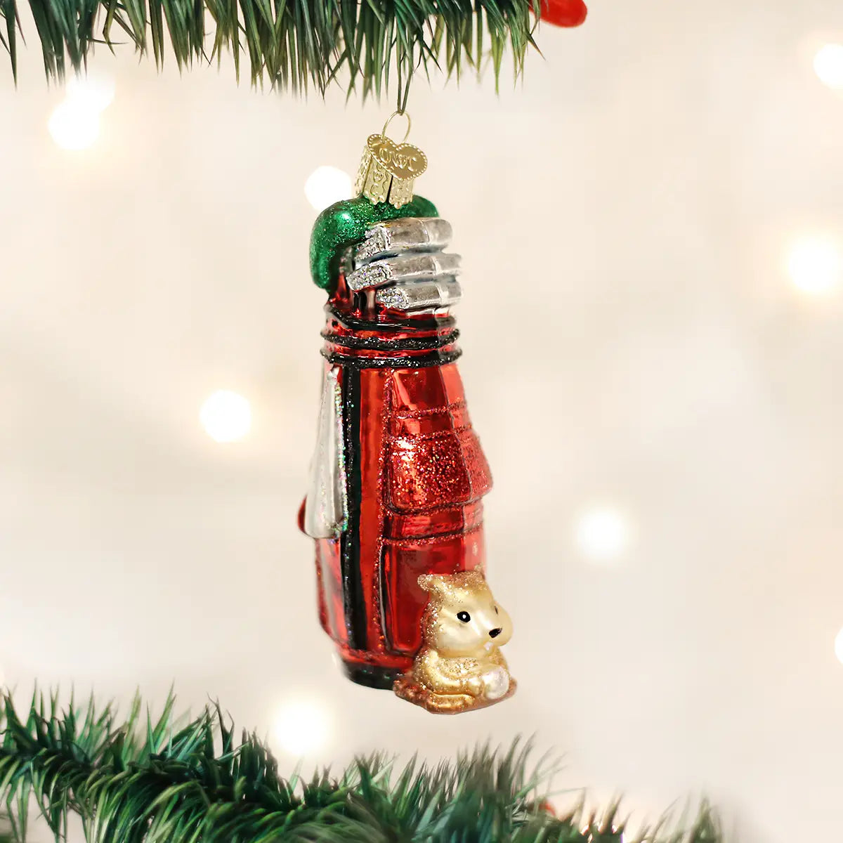 Squirrel house ornament