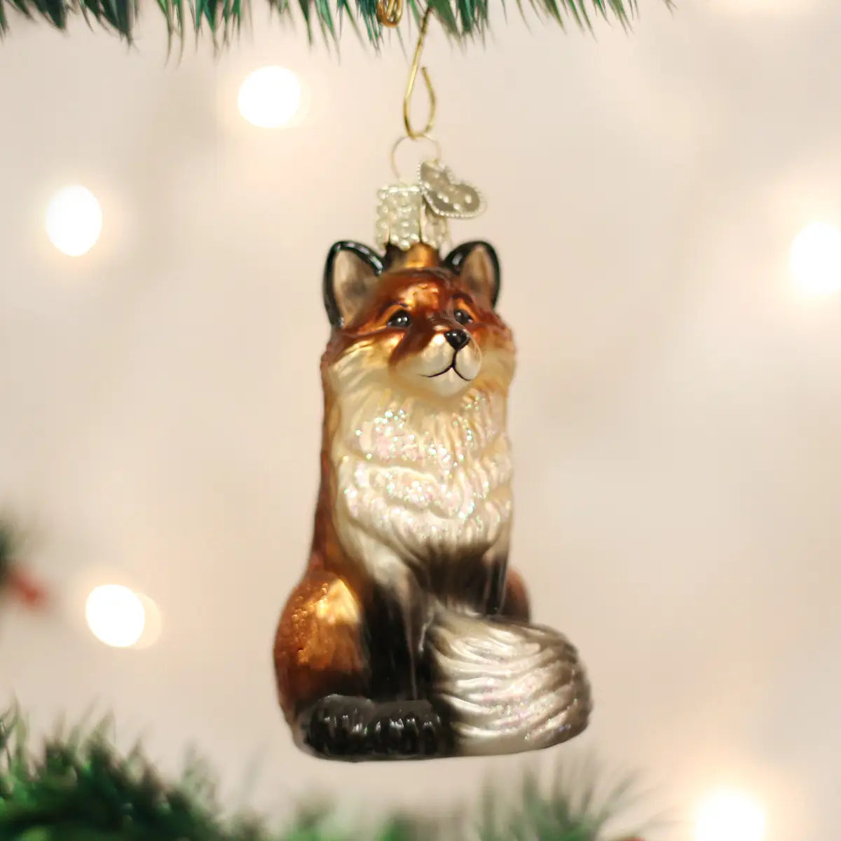 Christmas fox ornament