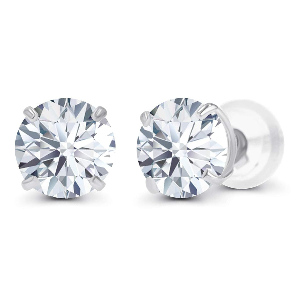 Moissanite Stud Earrings