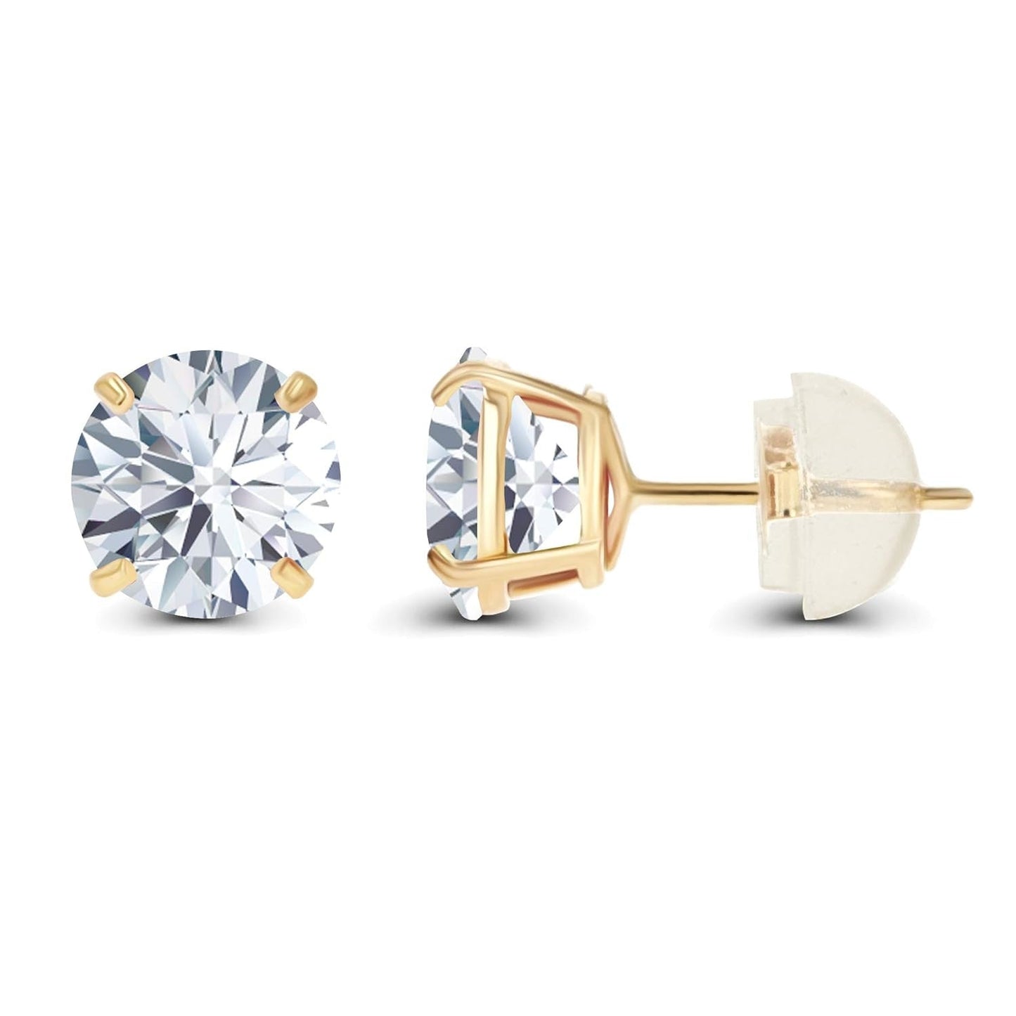 Moissanite Stud Earrings