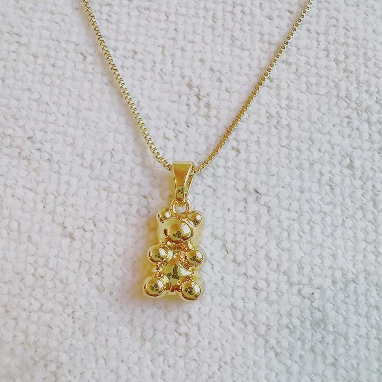 My Dear Bear Pendant Necklace