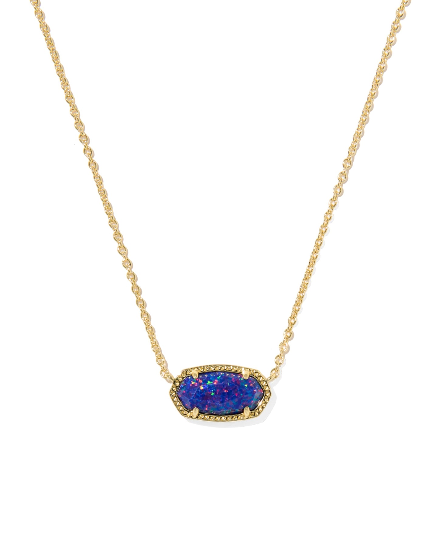 Kendra Scott Elisa Pendant Necklace for Women, Fashion Jewelry, 14k Gold-Plated