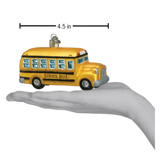 School bus ornament