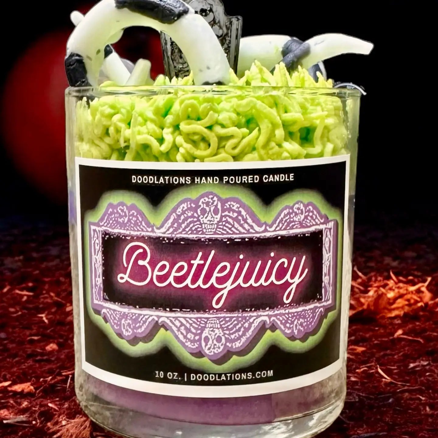 Beetle Juice Candle