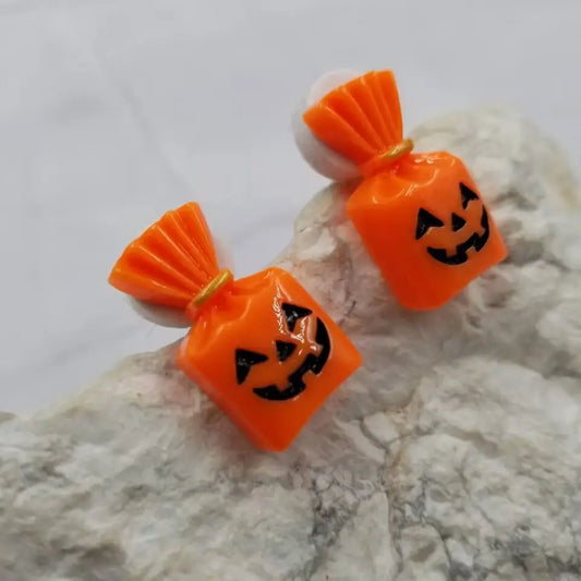 Tick or treat bag earrings