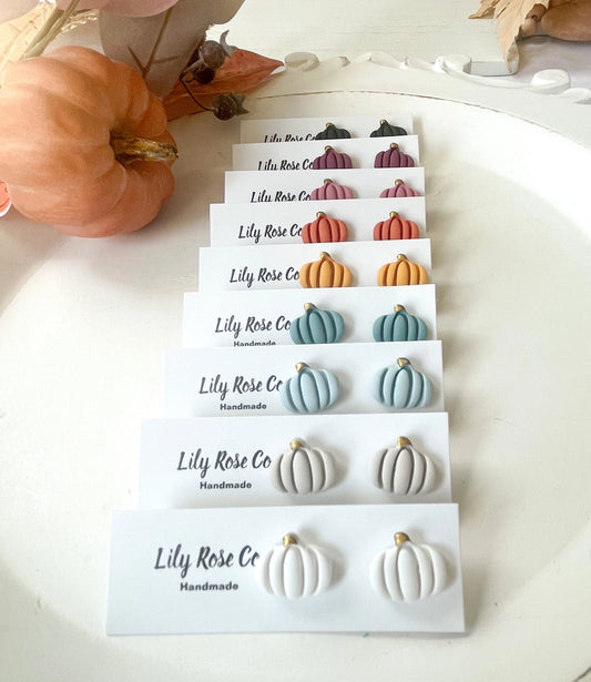 pumpkin earrings