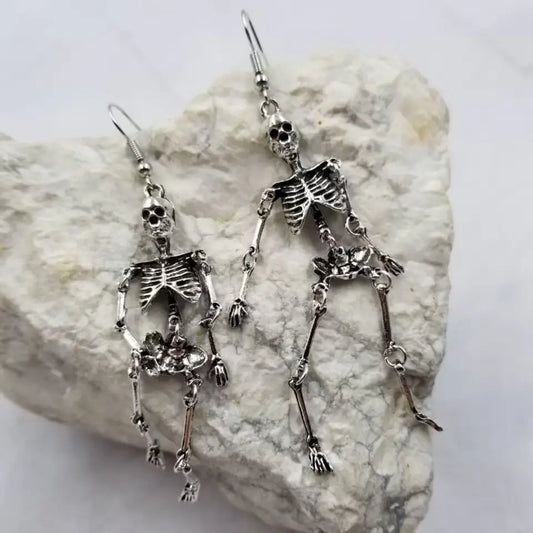 Skeleton earrings