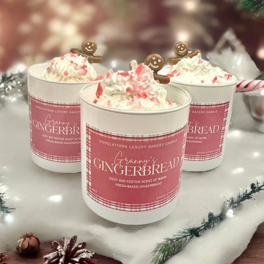 Gingerbread candle