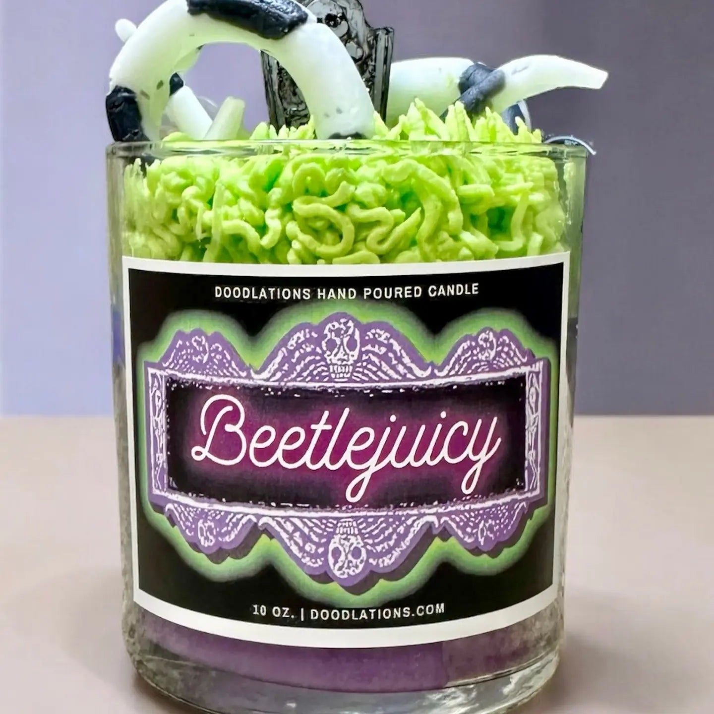 Beetle Juice Candle