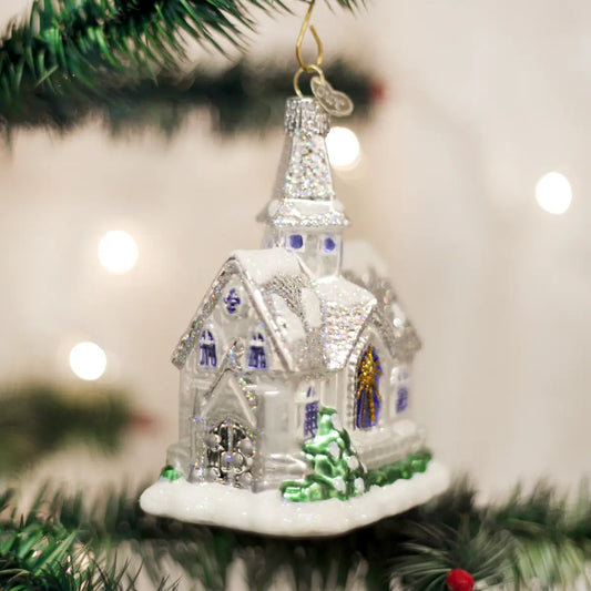 church Christmas ornament