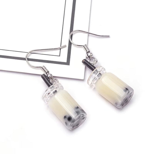 Boba Tea earrings