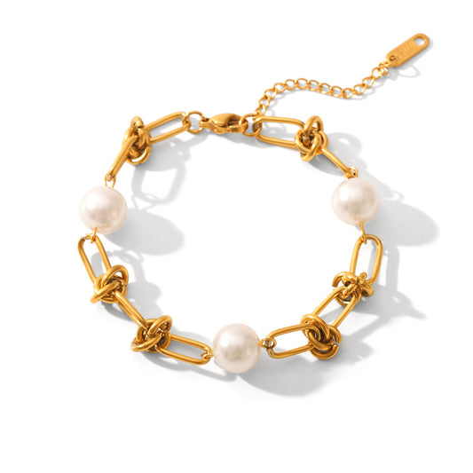 Pearl bracelet set