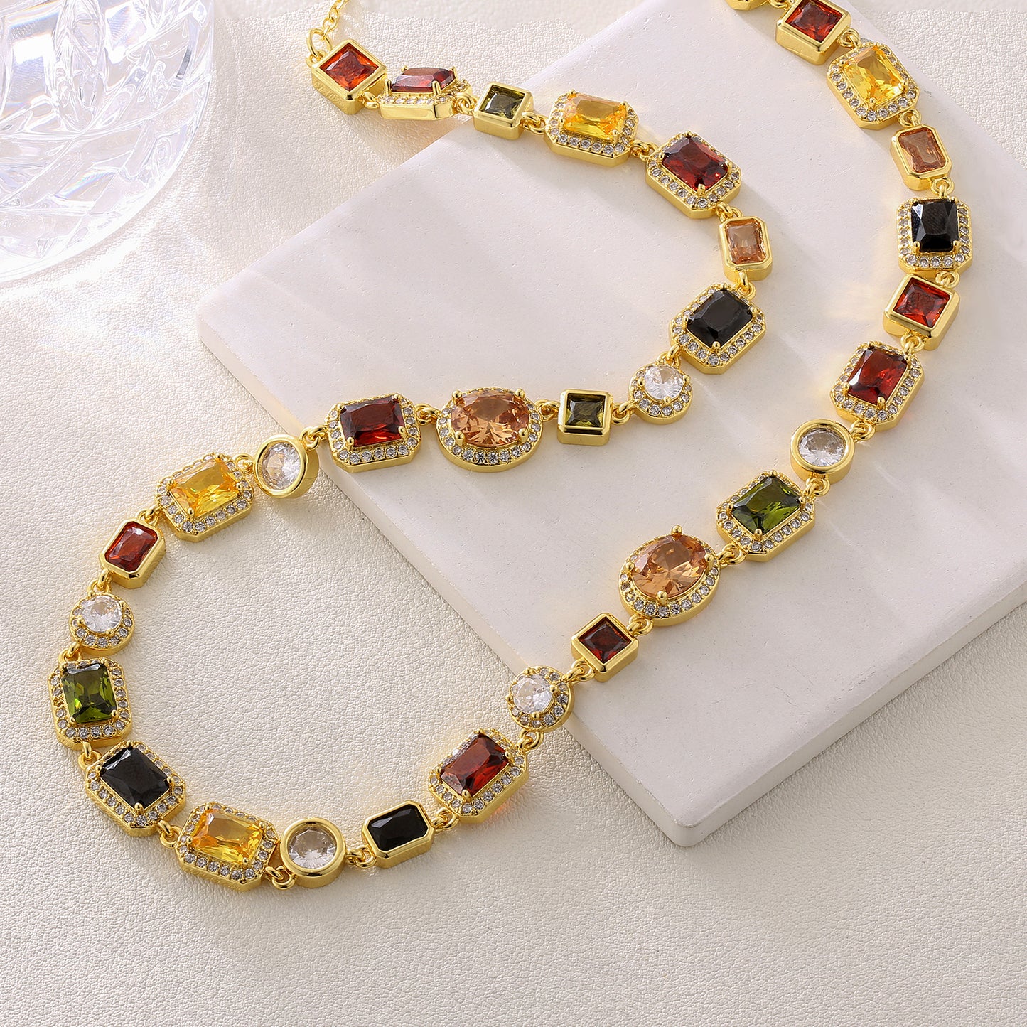 18K gold-plated necklace