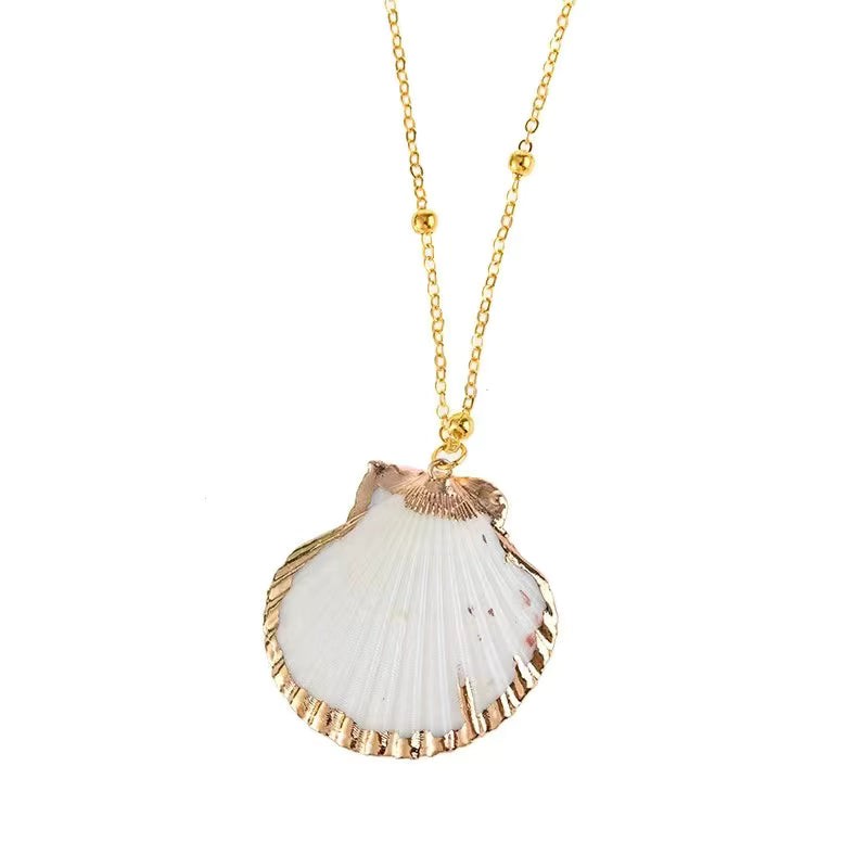 Seashell necklaces
