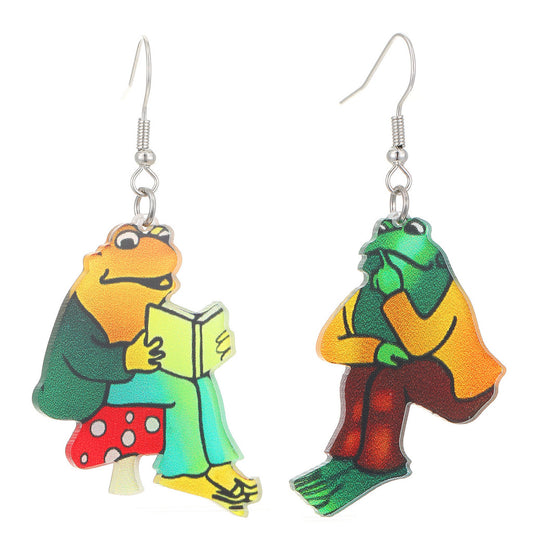 Quirky art-inspired earrings