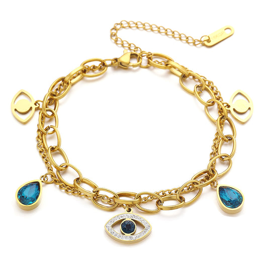 Evil eye bracelet