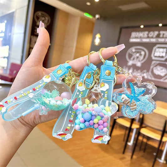 Cute lollypop, Star and Starfish keychains