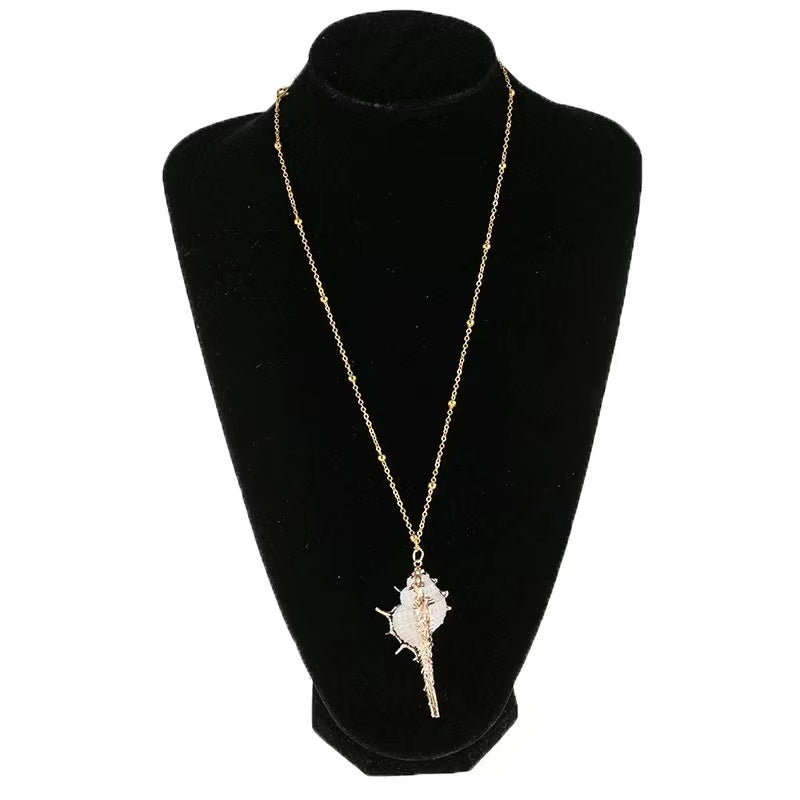 Seashell necklaces