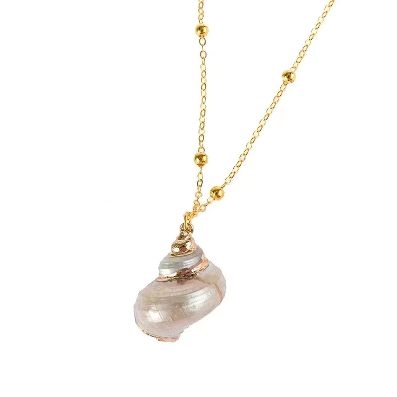 Seashell necklaces