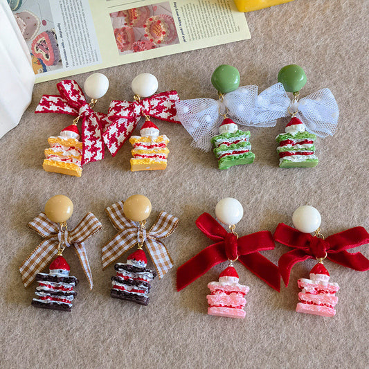 Cake earrings
