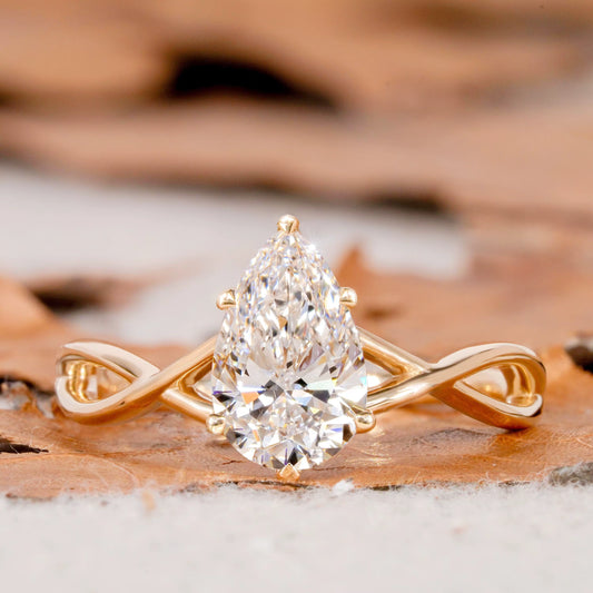 Pear ring