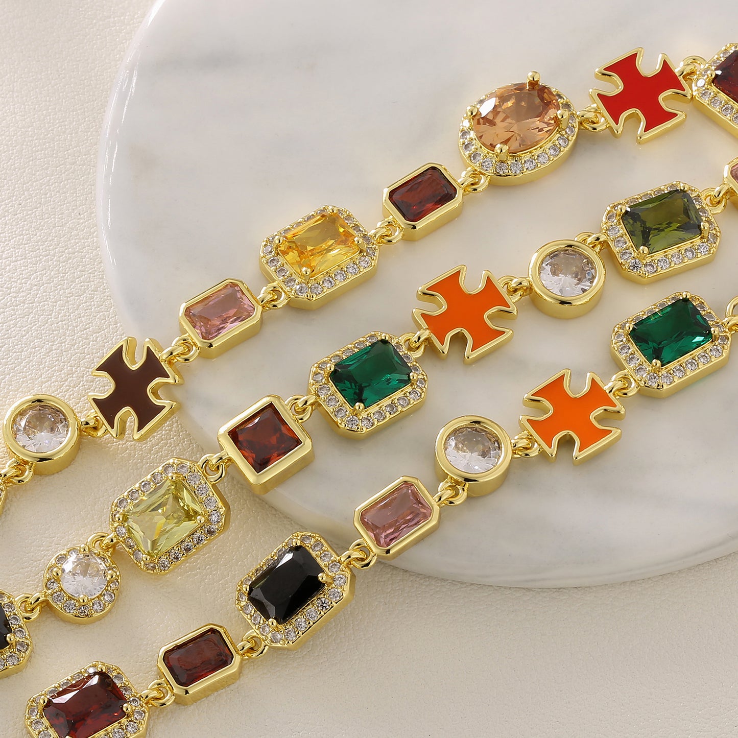 18K gold-plated necklace