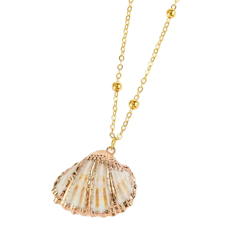Seashell necklaces