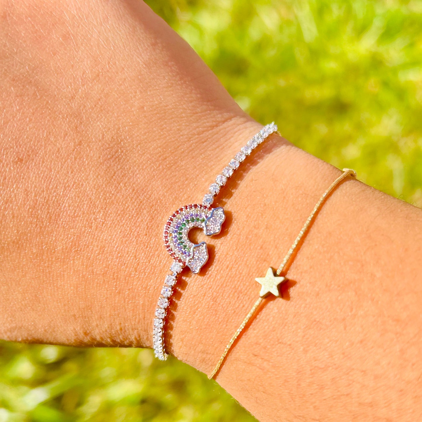 Icy Rainbow Bracelet