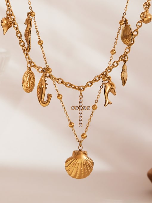 Seaside charm necklace set