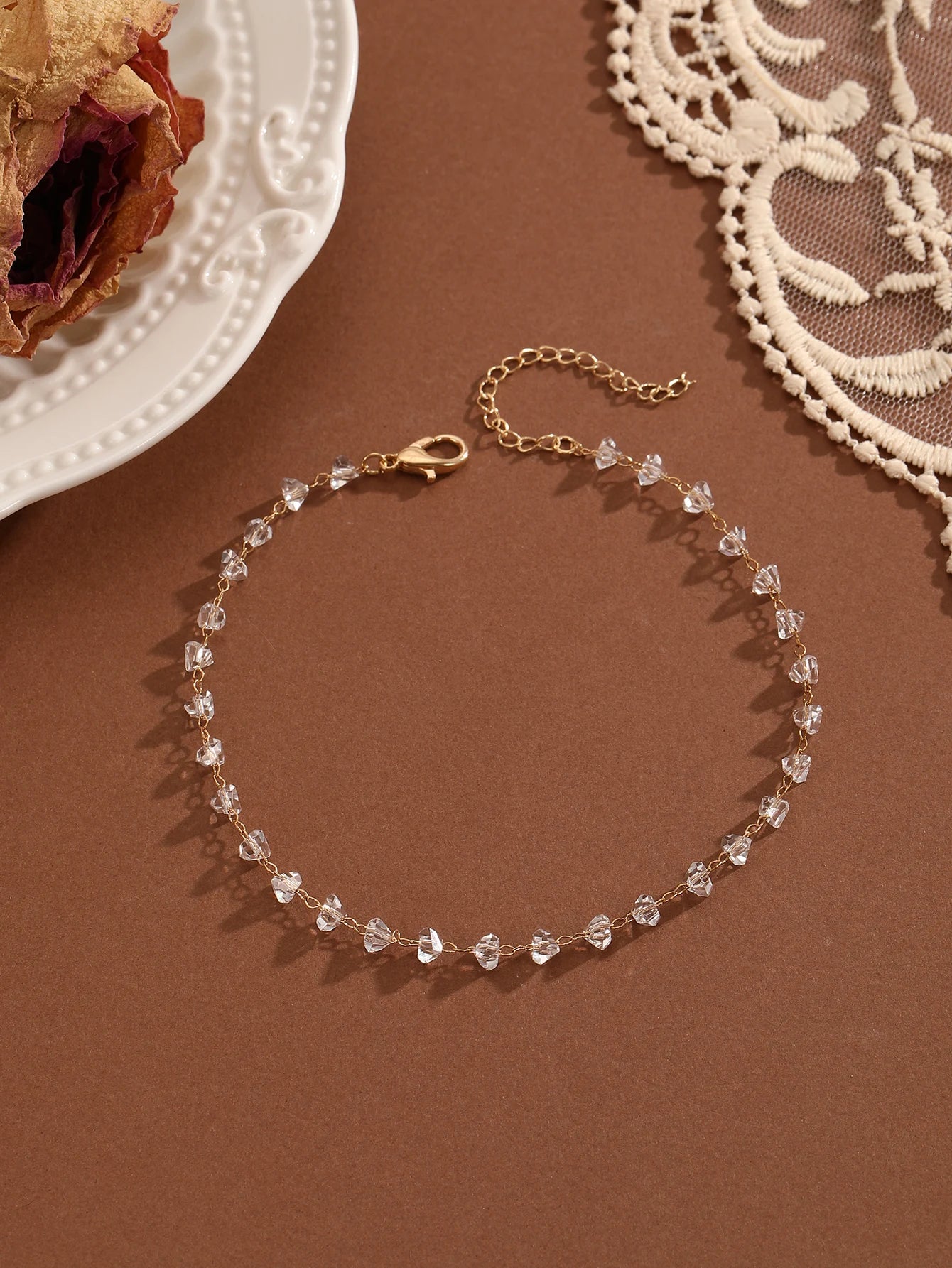 Summer Bohemia Crystal Cubic Zirconia Anklet For Women