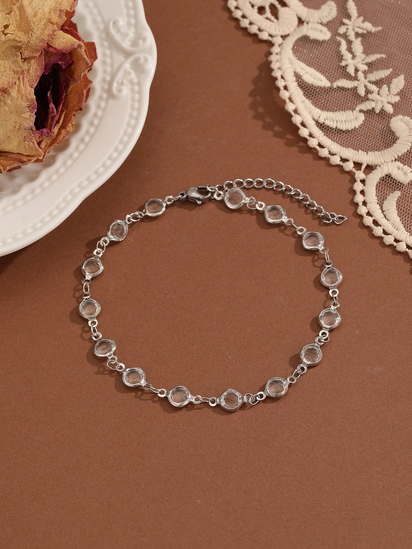 Summer Bohemia Crystal Cubic Zirconia Anklet For Women