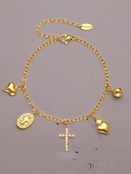 Gold CHARM Bracelet