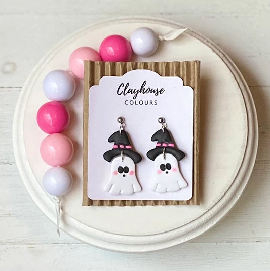 Halloween earrings pink inspired