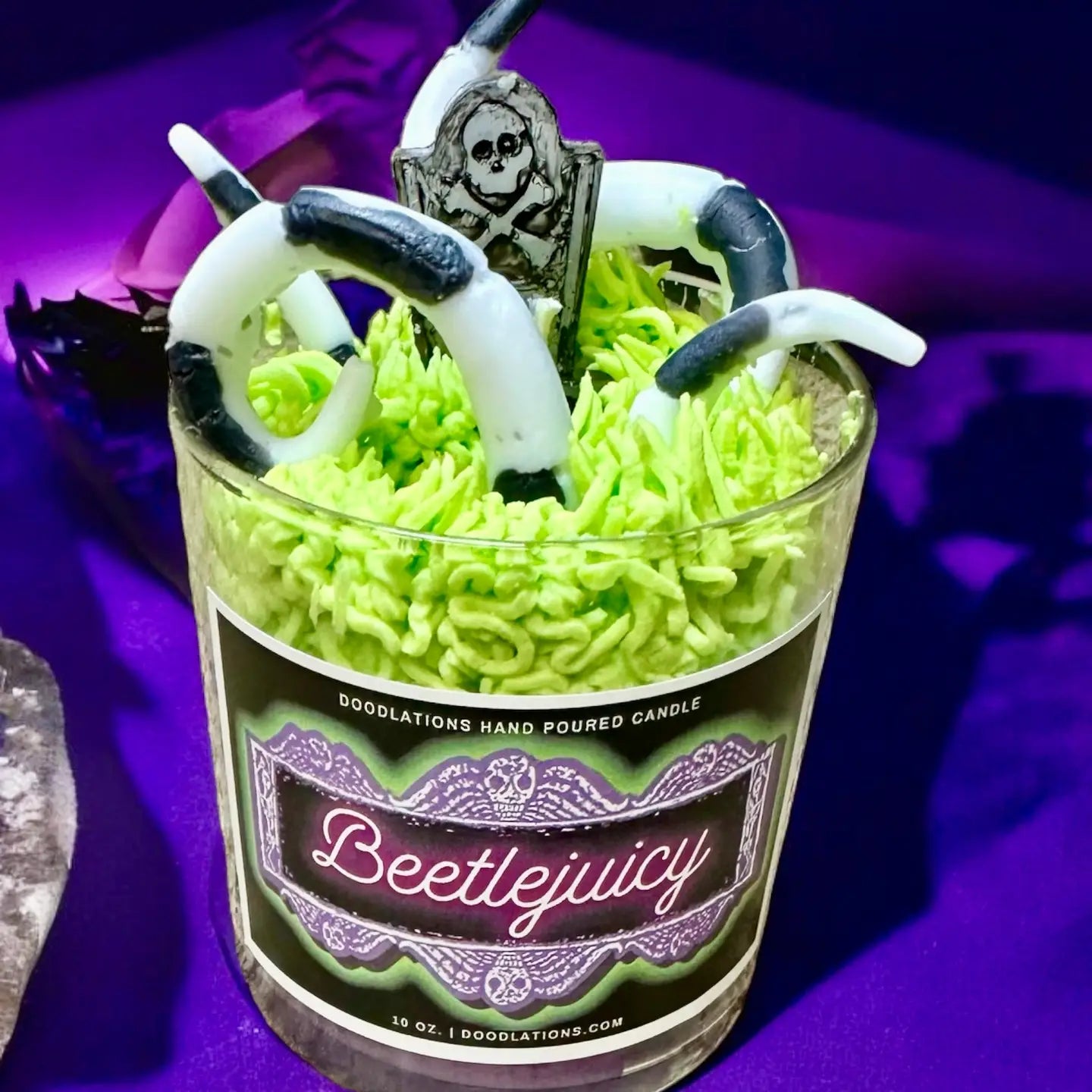 Beetle Juice Candle
