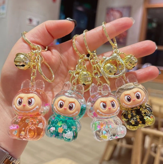 Labubu resin keychains