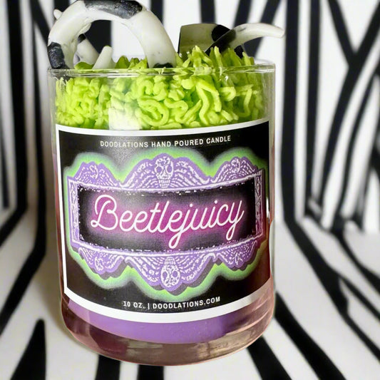 Beetle Juice Candle