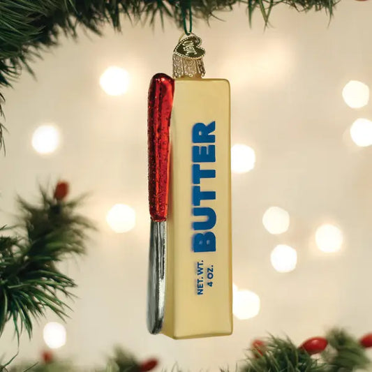 Butter knife and butter ornament