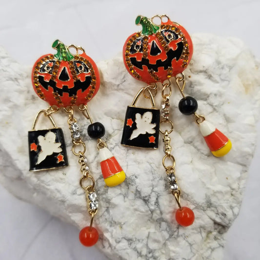 Trick or treat earrings
