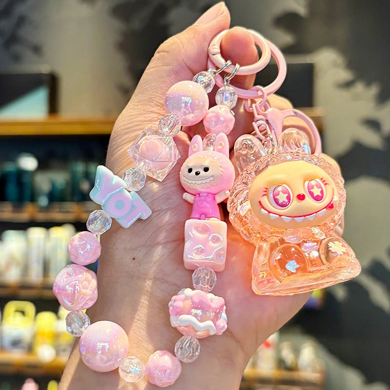 mini colorful Lububu keychains