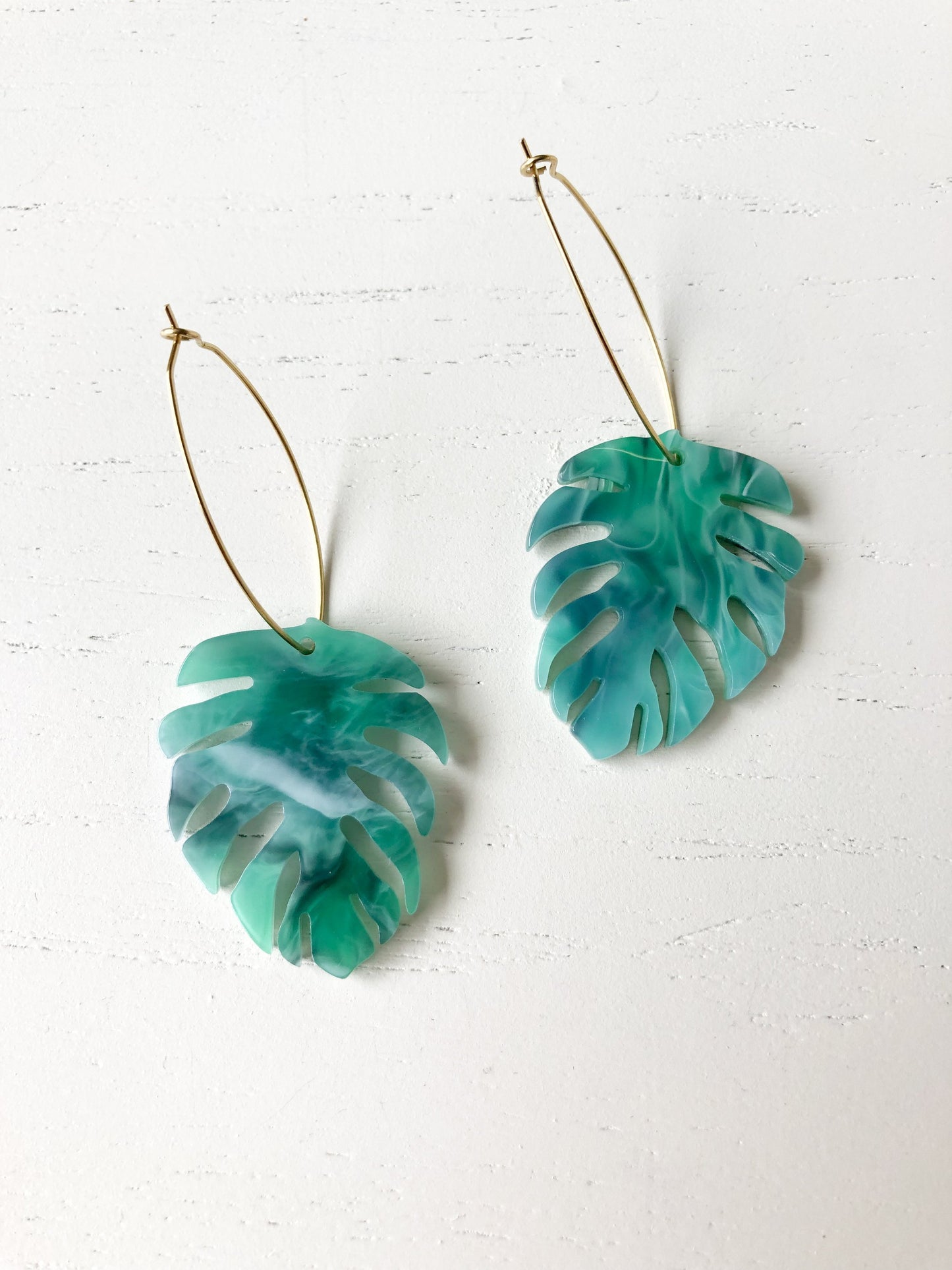 The Monstera - Green Resin